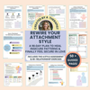 Attachment Styles Workbook, Healing Anxious & Avoidant Patterns for Secure Relationships