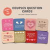 Couples Question Cards, 200 Cards, Conversation Starters, Question Cards for Couples