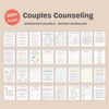 Couples Counseling Mega Bundle, 200+ Worksheets & Conversation Cards