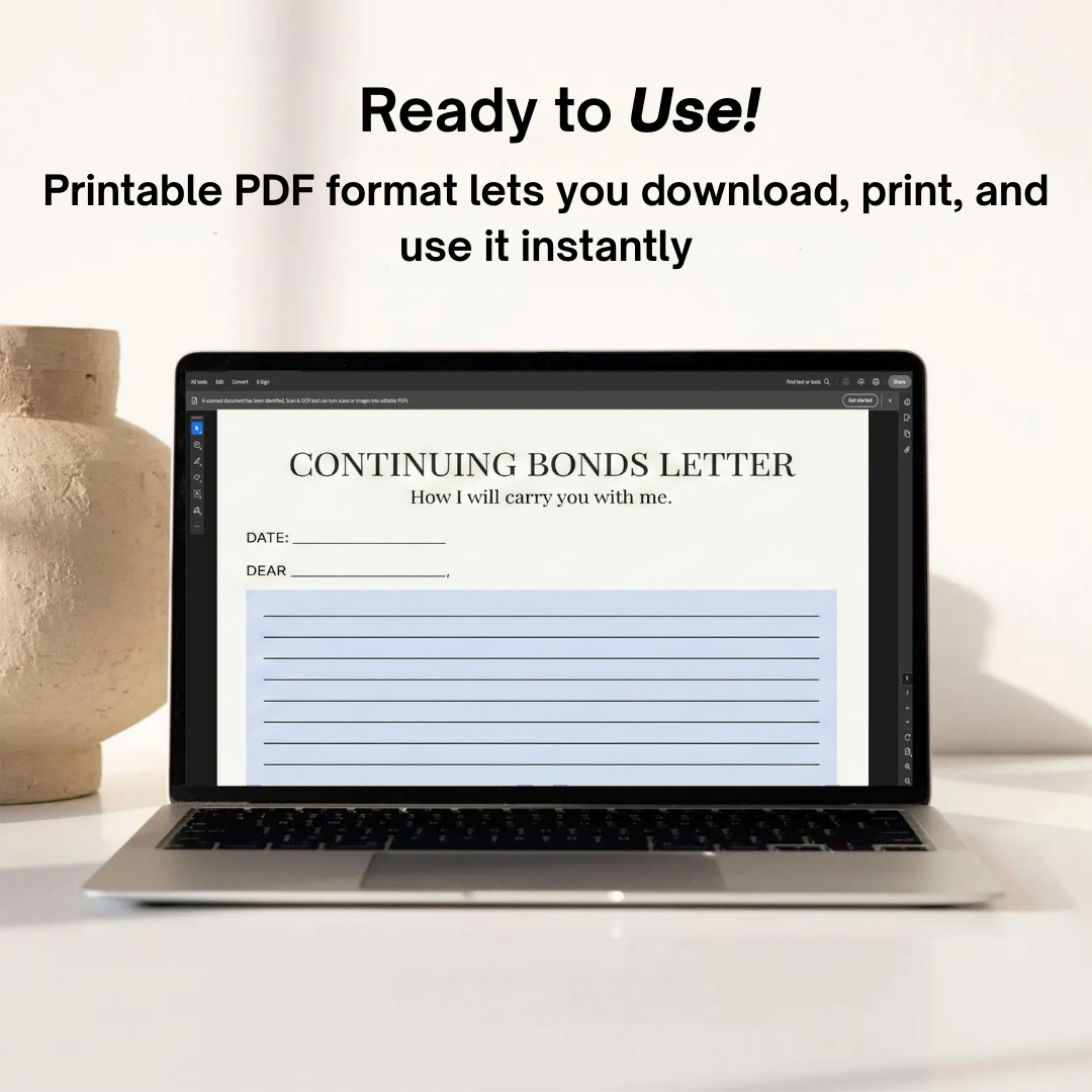 Grief & Loss Workbook, 50 Pages, Coping Skills, Reflection Prompts, Emotional Resilience, Healing