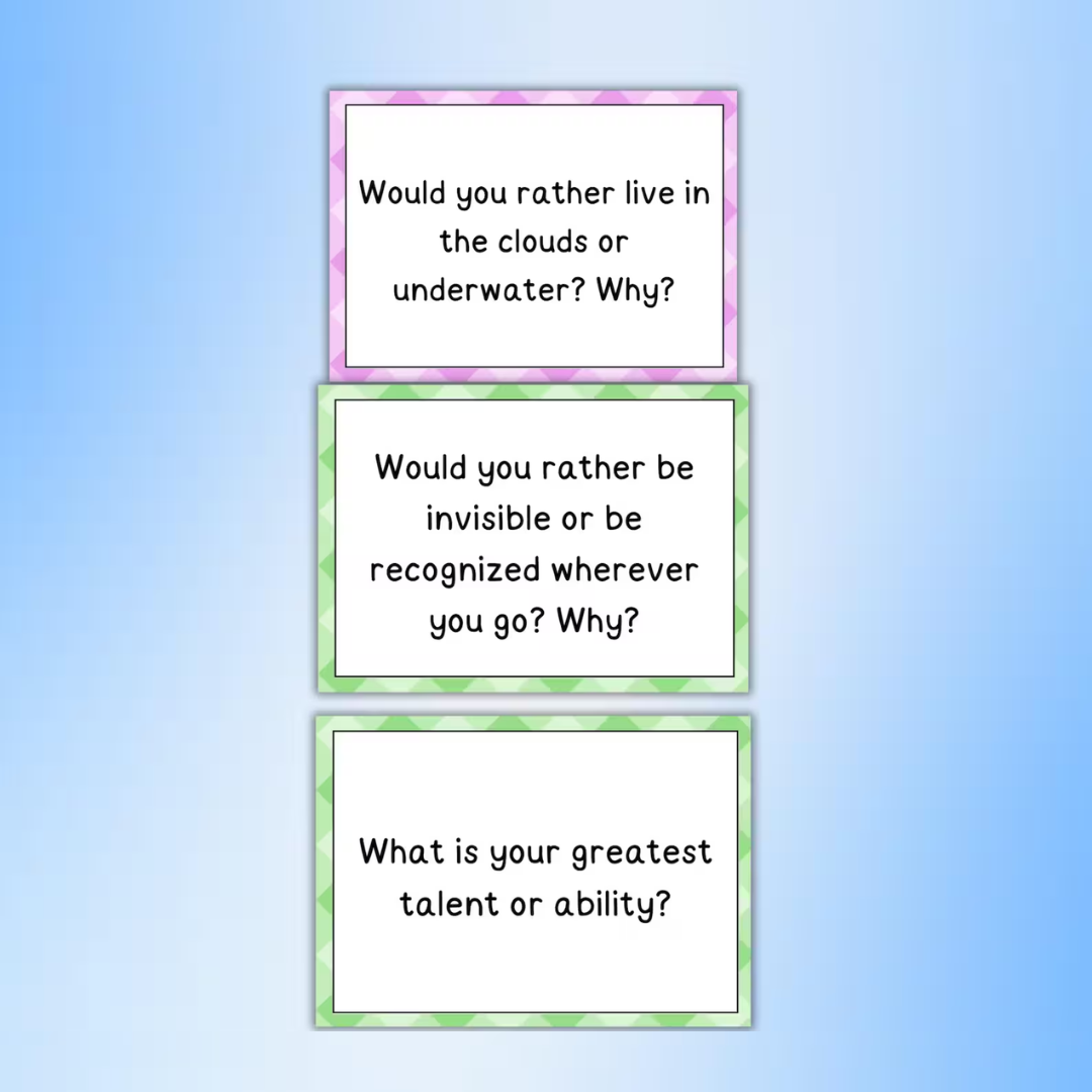 210 Conversation Cards, Couples & Family Conversation Starters